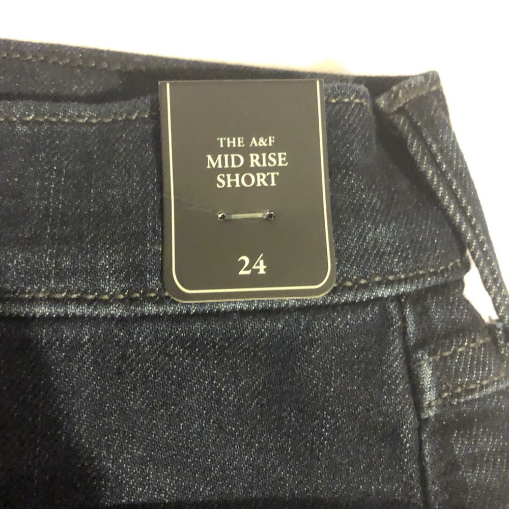 A&F denim shorts